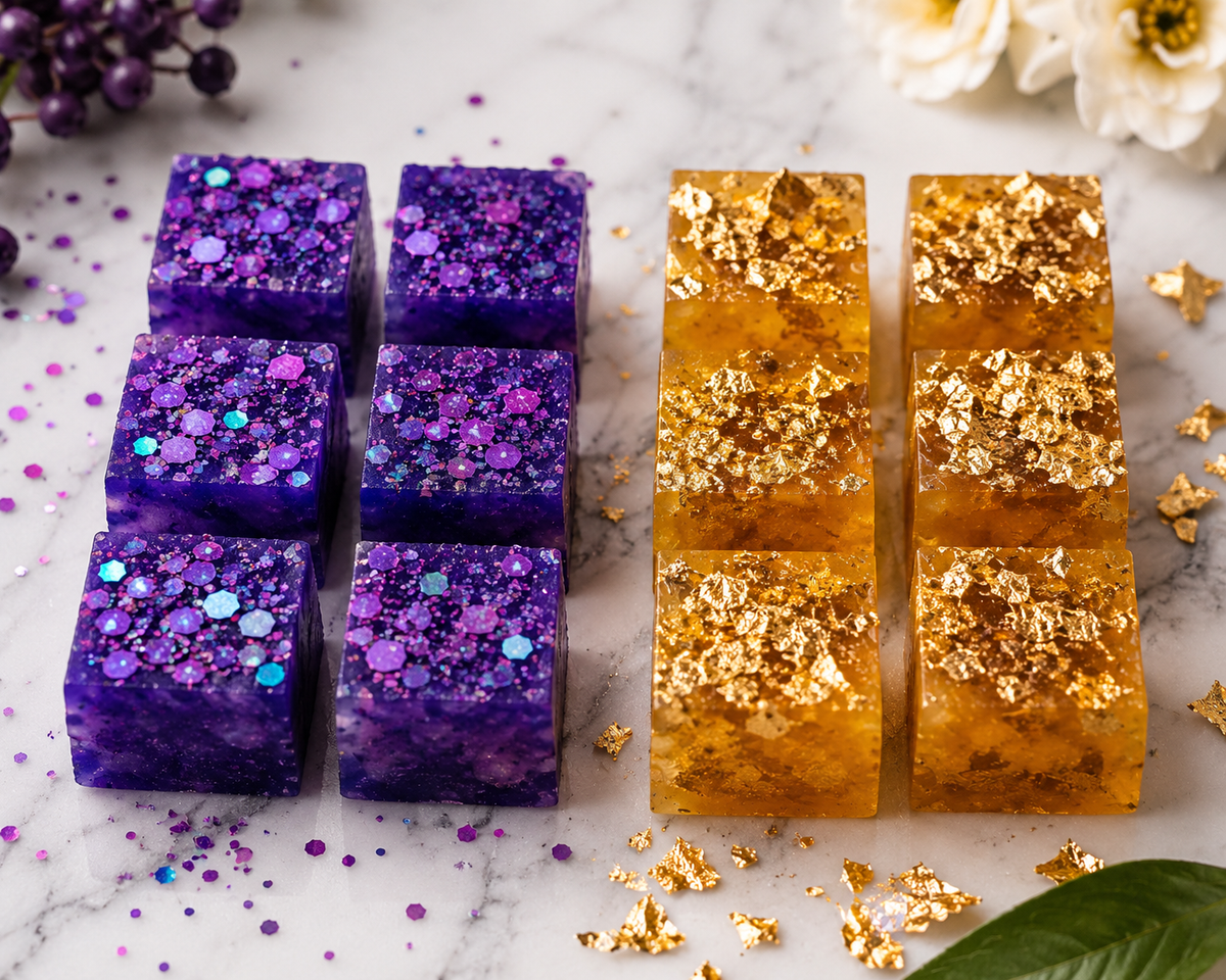 Jelly Bath Cubes - Nostalgic Dewberry - Bombshell Cosmetics