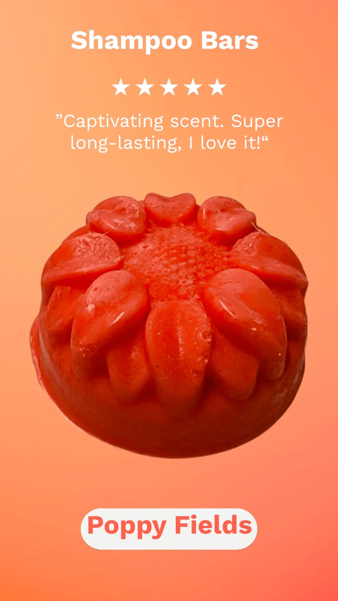 Poppy Fields Shampoo Bar - Bombshell Cosmetics