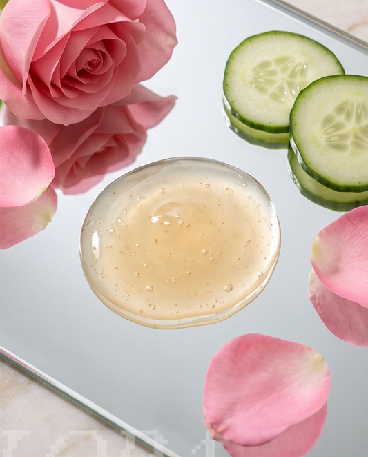 Rose & Cucumber Hydrating Face Serum | Hyaluronic Acid Serum for Soft, Radiant Skin Bombshell Cosmetics
