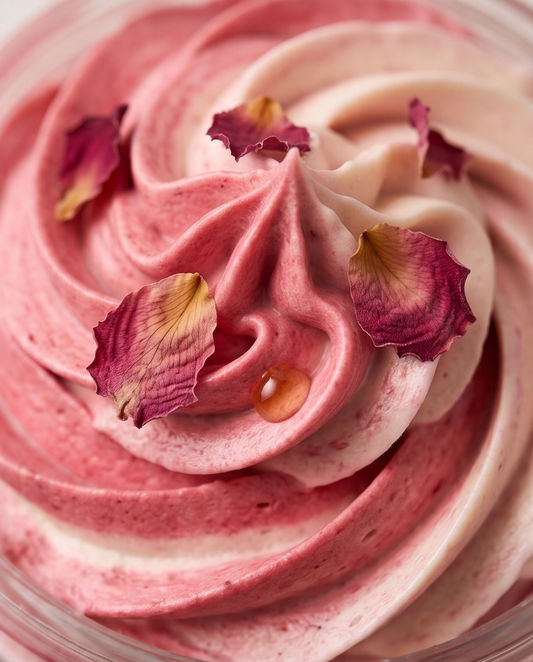 Foaming Bath Butter - Raspberry Rose Romance Bombshell Cosmetics