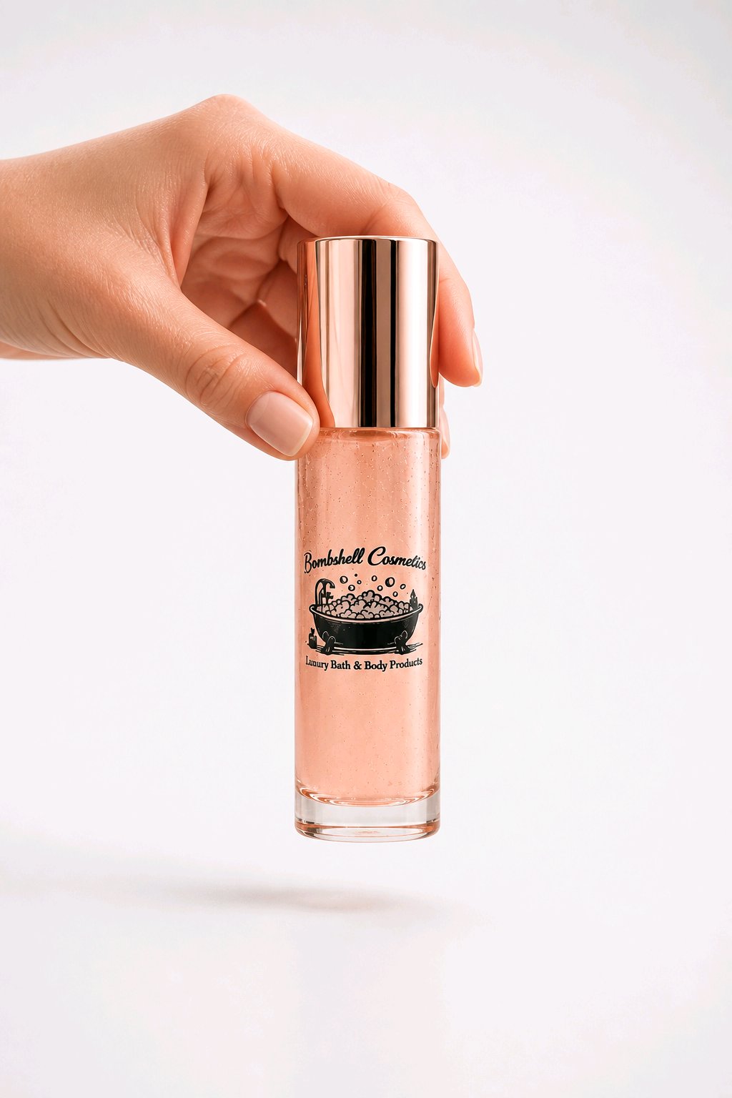 Rose & Cucumber Cooling Eye Serum | Hydrating Roller Ball Eye Serum Bombshell Cosmetics