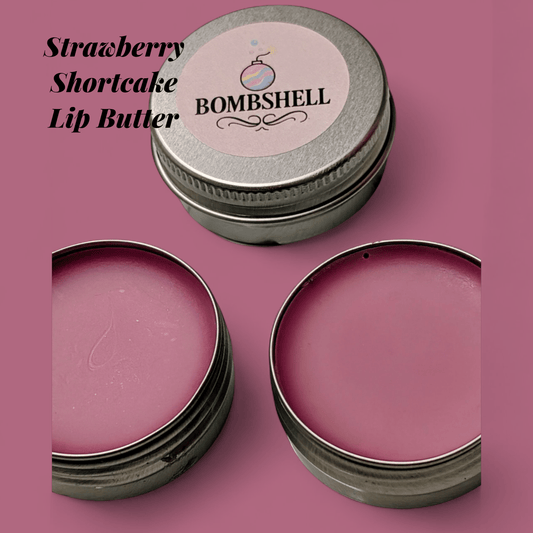 Strawberry Shortcake Lip Butter 🍓 - Bombshell Cosmetics