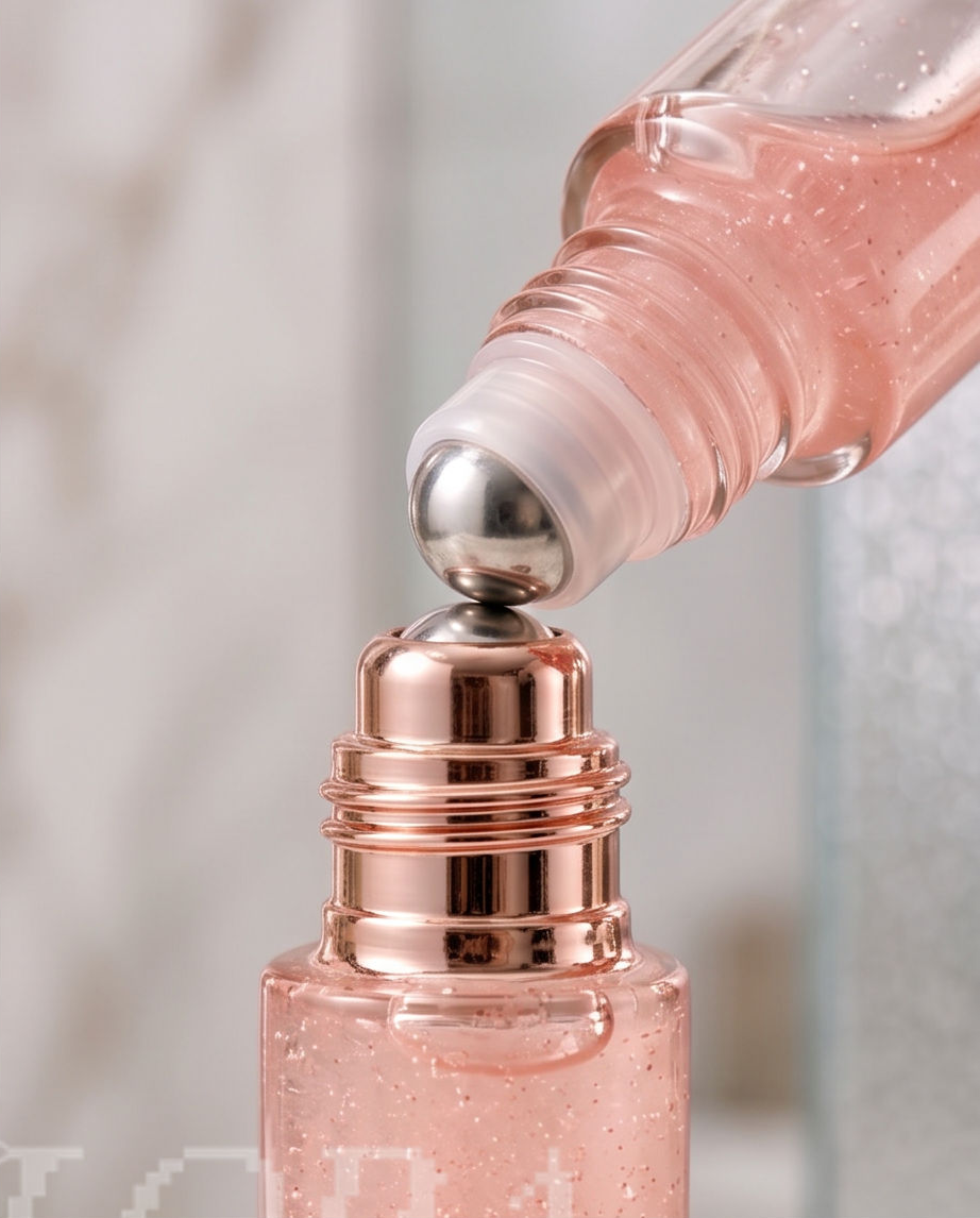Rose & Cucumber Cooling Eye Serum | Hydrating Roller Ball Eye Serum Bombshell Cosmetics