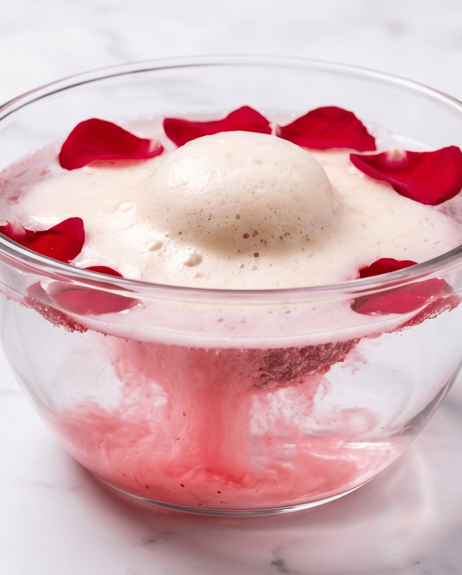 Raspberry Rose Romance - Bath Bomb Bombshell Cosmetics