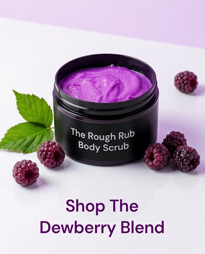 The Rough Rub Body Scrub - Nostalgic Dewberry Bombshell Cosmetics