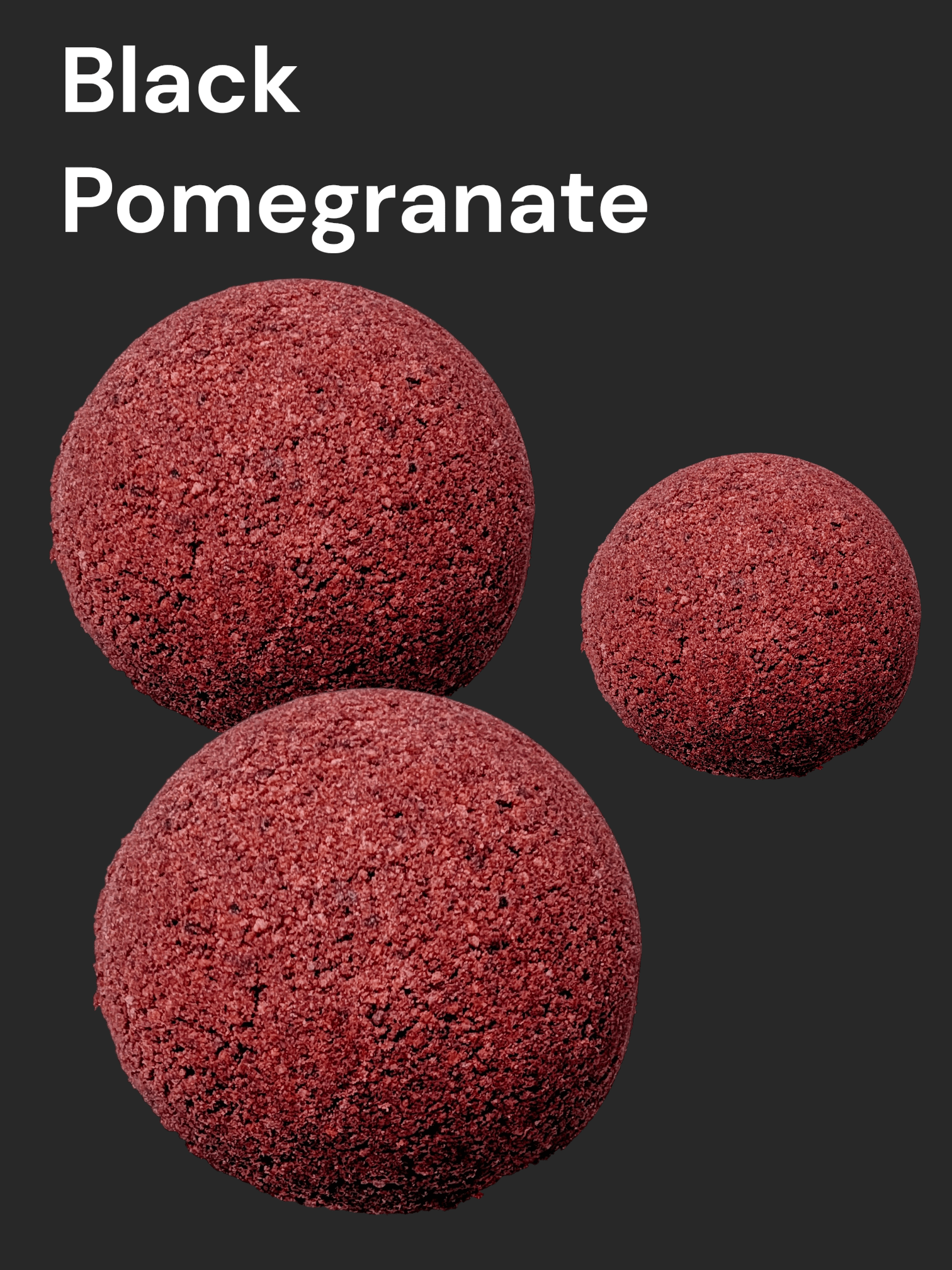 Black Pomegranate Bath Bomb - Bombshell Cosmetics