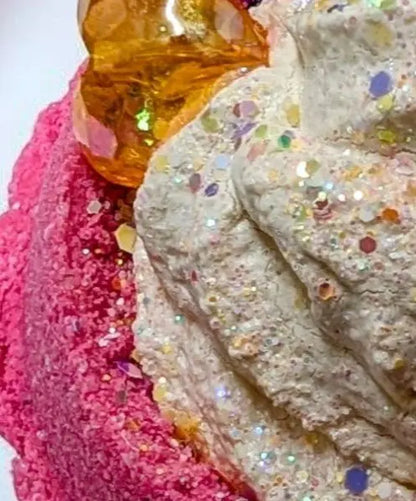 The Baga Bomb - Frosted Bath Bomb - Bombshell Cosmetics