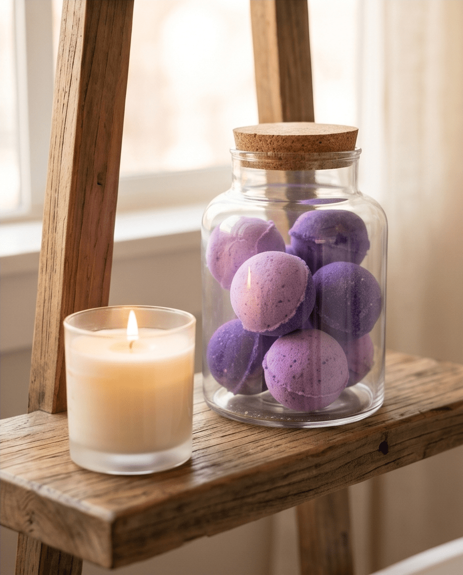 Dusk Bath Bomb Bombshell Cosmetics