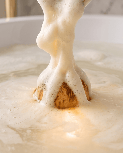 Coconut Cream & Oat Dream - Bath Bomb - Perfect for Sensitive Skin - Bombshell Cosmetics