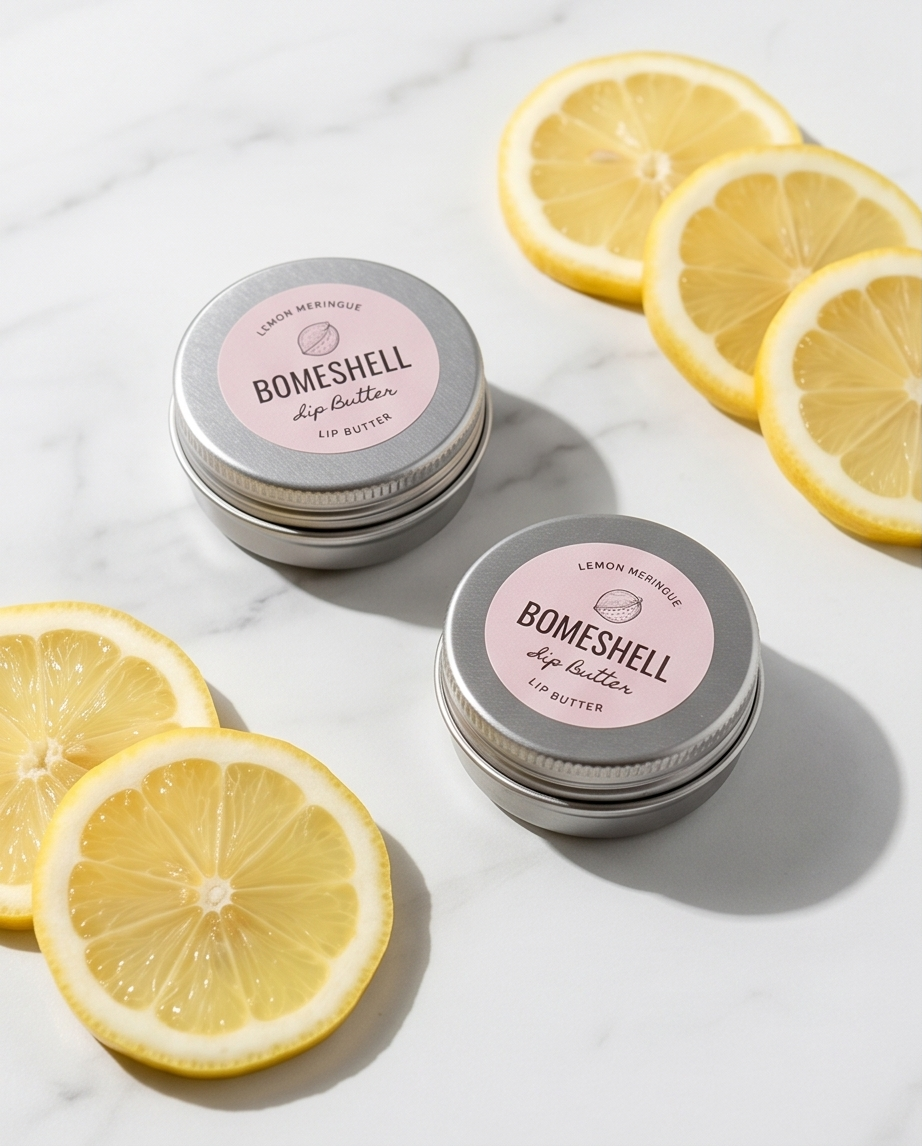 Lemon Meringue Lip Butter Bombshell Cosmetics