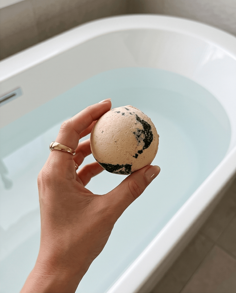 Spiked Vanilla Bath Bomb Bombshell Cosmetics