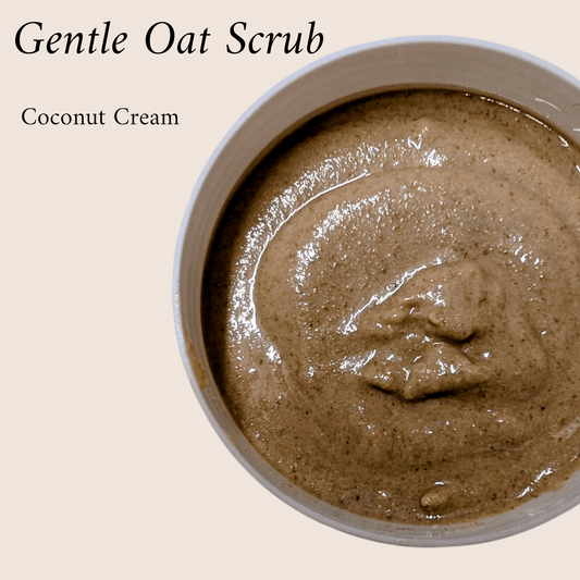 Coconut Cream Gentle Oat Face Scrub - Bombshell Cosmetics