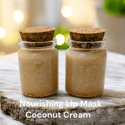 Nourishing Lip Mask - Coconut Cream 🥥 - Bombshell Cosmetics