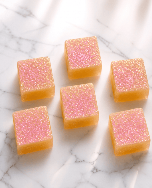 Bubble Jelly Cubes – A Squishy Bubble Bath Treat - Marshmallow - Bombshell Cosmetics