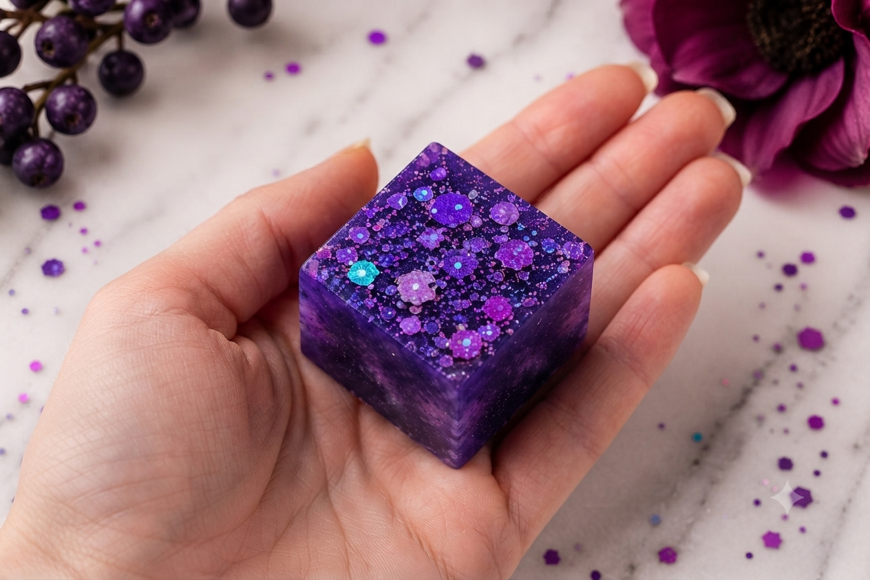 Jelly Bath Cubes - Nostalgic Dewberry Bombshell Cosmetics