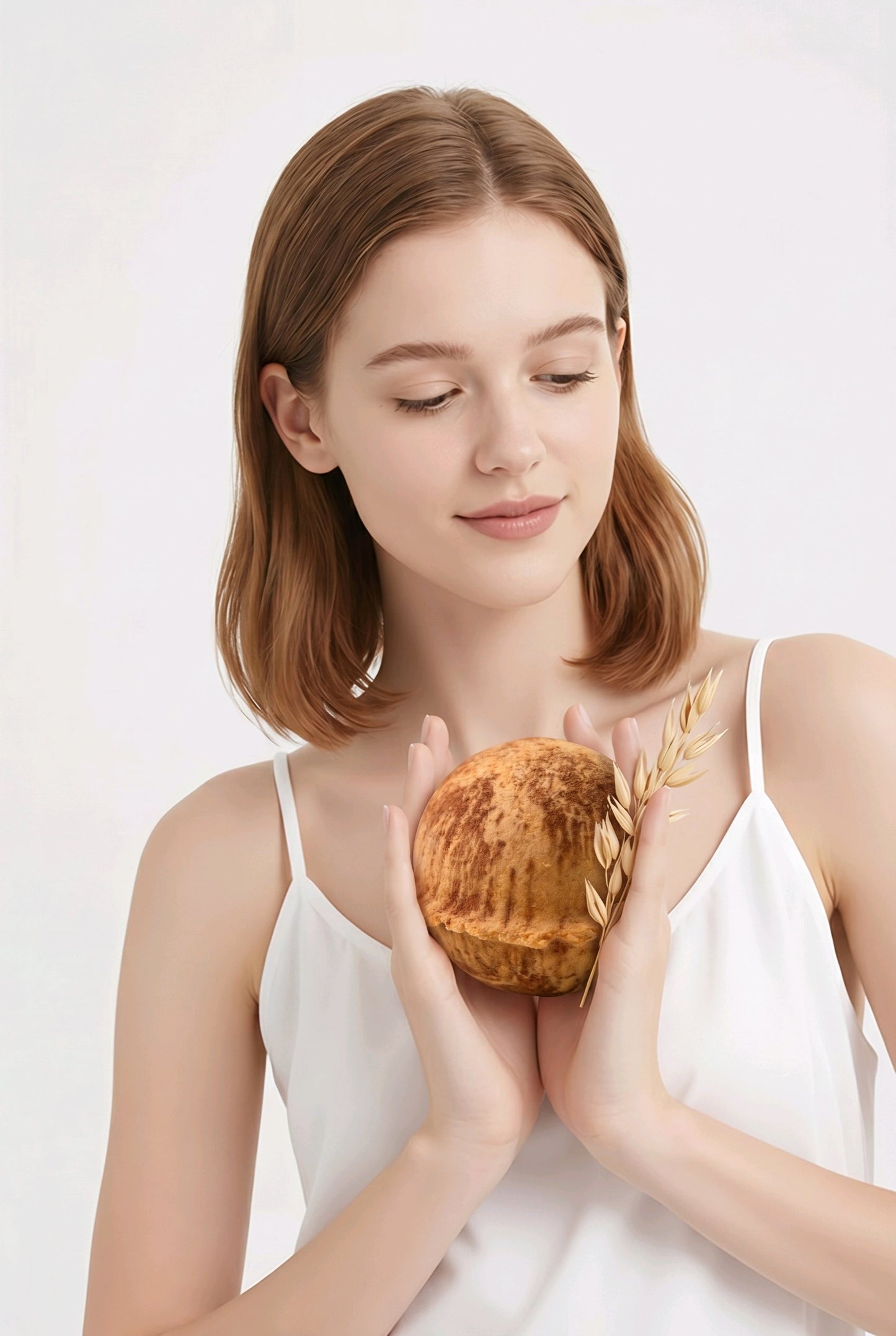 Coconut Cream & Oat Dream - Bath Bomb - Perfect for Sensitive Skin - Bombshell Cosmetics
