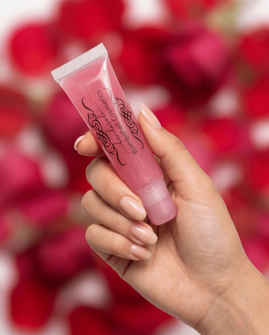Luxury Hydrating Lip Mask - Raspberry Rose - Bombshell Cosmetics