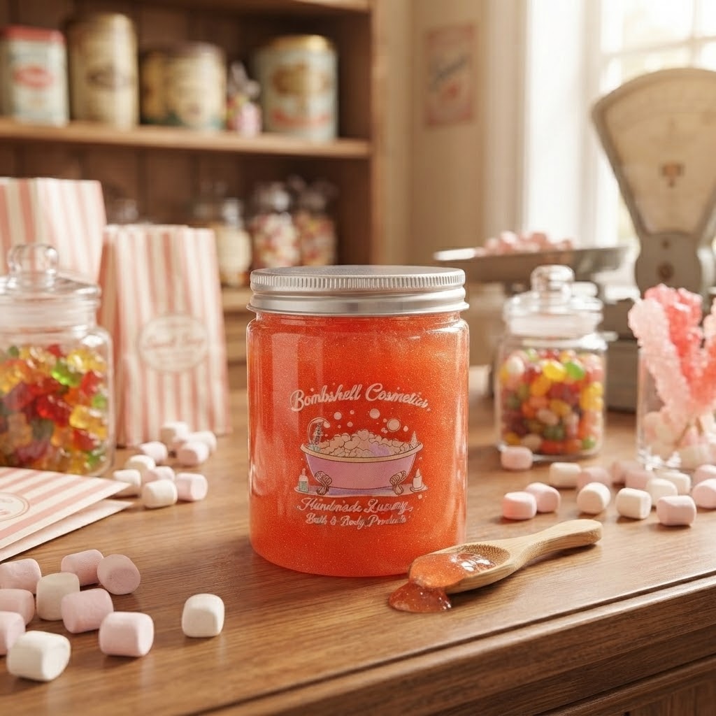 Scoopable Shower Jelly - Marshmallow Bombshell Cosmetics