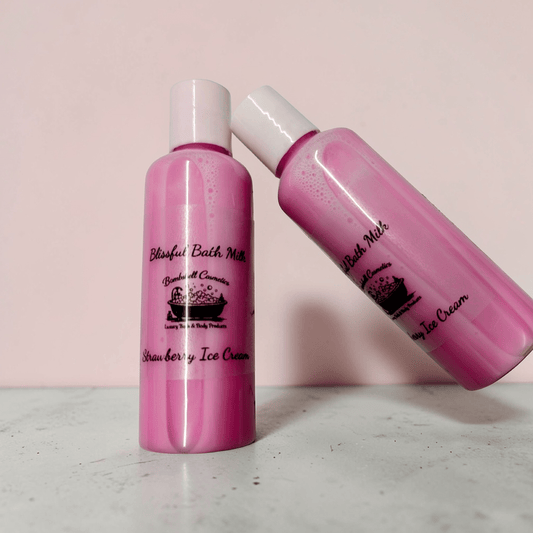 Blissful Bath Milk - Strawberry Ice - cream 🍓 - Bombshell Cosmetics