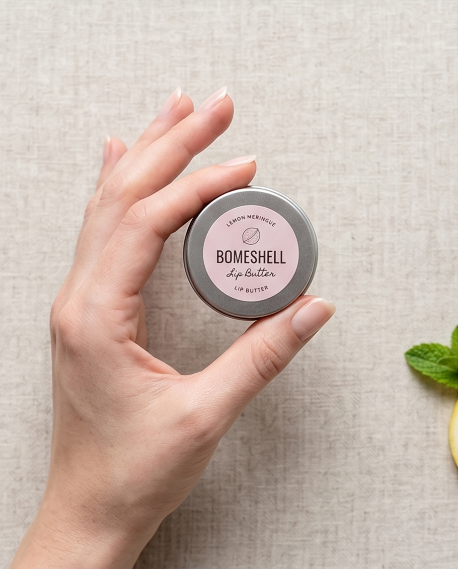 Lemon Meringue Lip Butter Bombshell Cosmetics