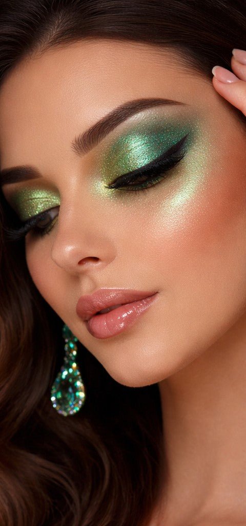 Green Mermaid Siren Shadow Bombshell Cosmetics