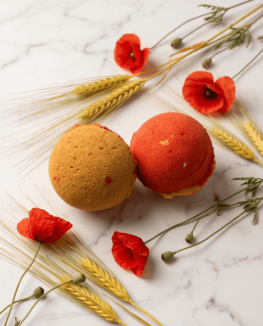 Poppy Fields Bath Bomb Bombshell Cosmetics