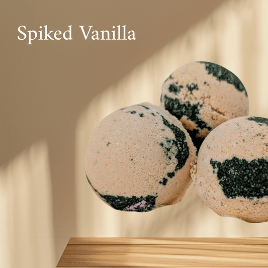 Spiked Vanilla Bath Bomb - Bombshell Cosmetics