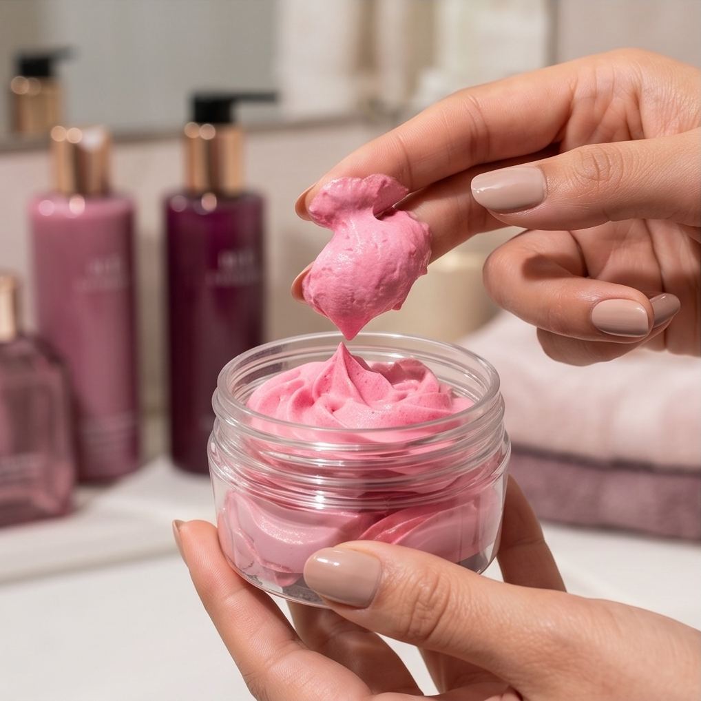 Whipped Shower Soufflé - Bed of Roses Bombshell Cosmetics