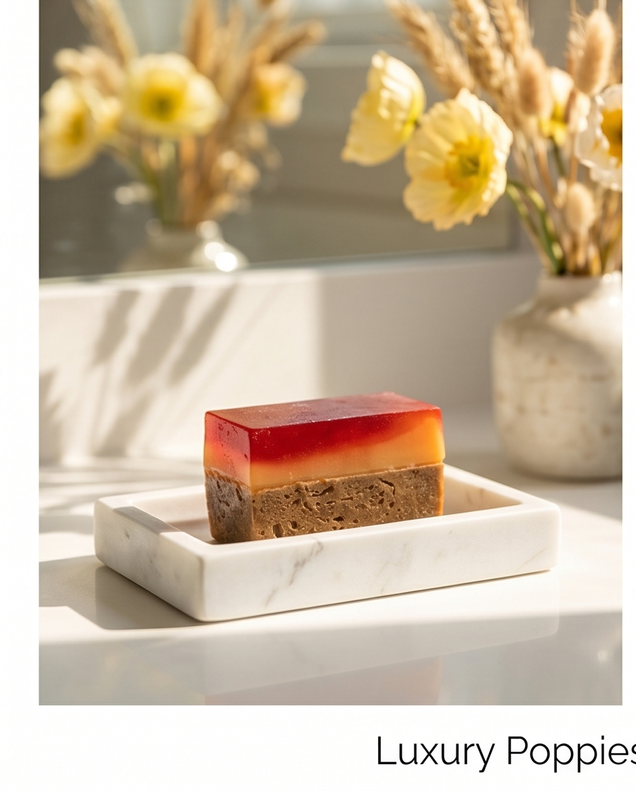 Poppy Fields Creamy Soap Bombshell Cosmetics