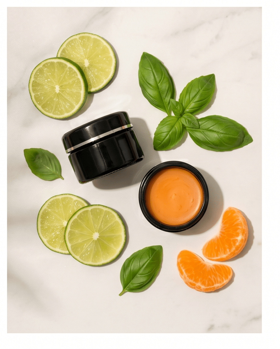Perfume Balm - Mandarin, Lime, Basil - Bombshell Cosmetics