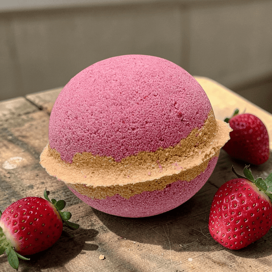 Strawberry Ice Cream - Bath Bomb - Bombshell Cosmetics