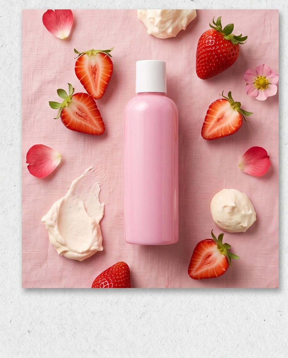Blissful Bath Milk - Strawberry Ice-cream 🍓 Bombshell Cosmetics