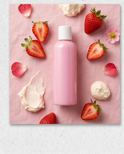 Blissful Bath Milk - Strawberry Ice-cream 🍓 Bombshell Cosmetics