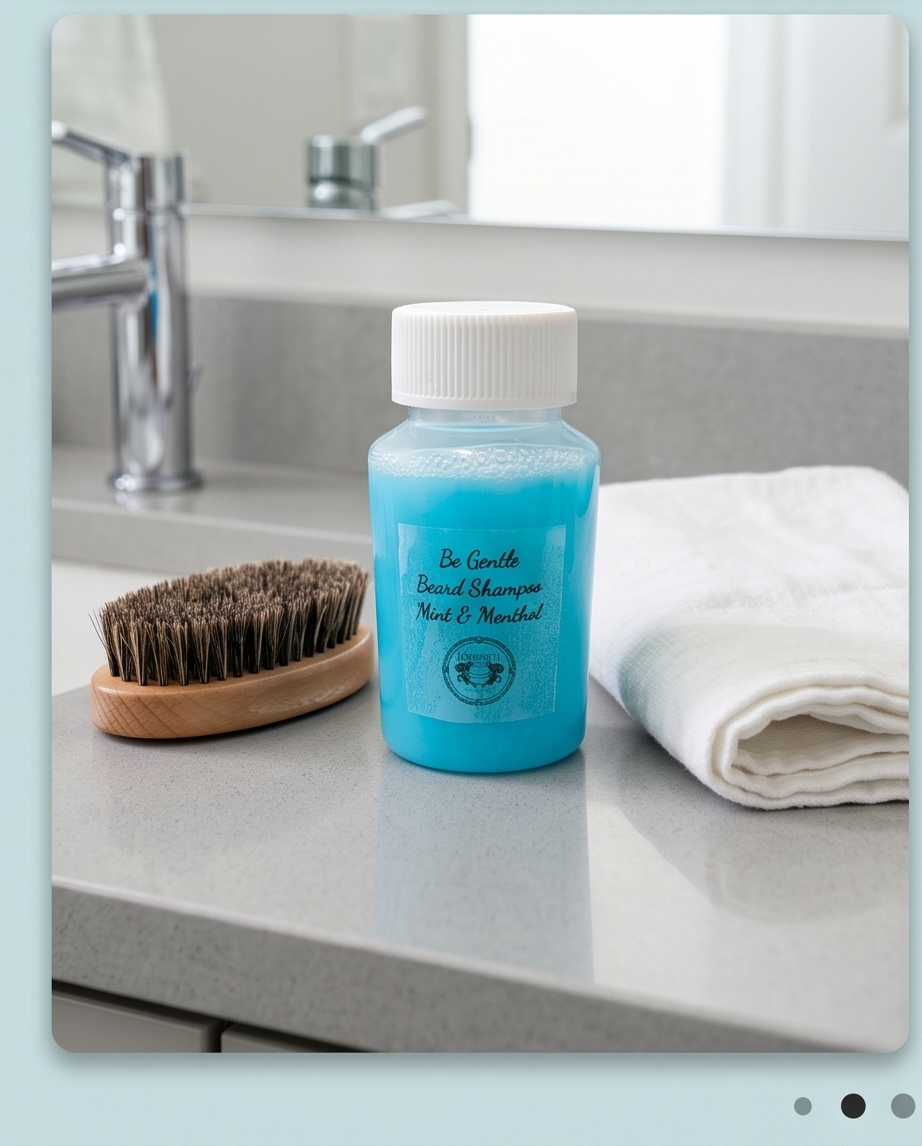 Be Gentle, Beard Shampoo - Mint & Menthol Bombshell Cosmetics