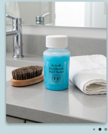 Be Gentle, Beard Shampoo - Mint & Menthol Bombshell Cosmetics