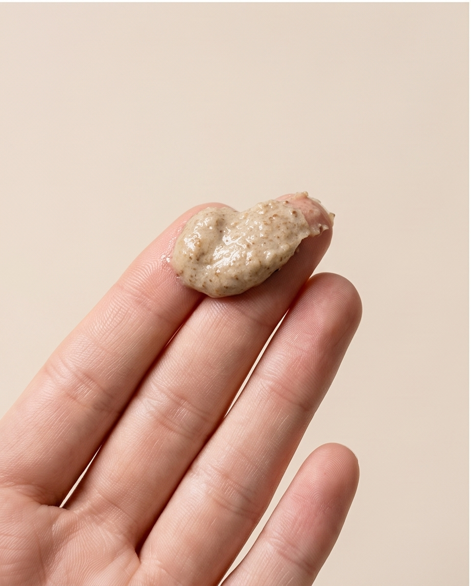 Coconut Cream Gentle Oat Face Scrub Bombshell Cosmetics