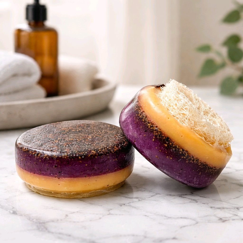 Scrub Me Tender - Strawberry Ice - cream exfoliating soap 🍓 - Bombshell Cosmetics