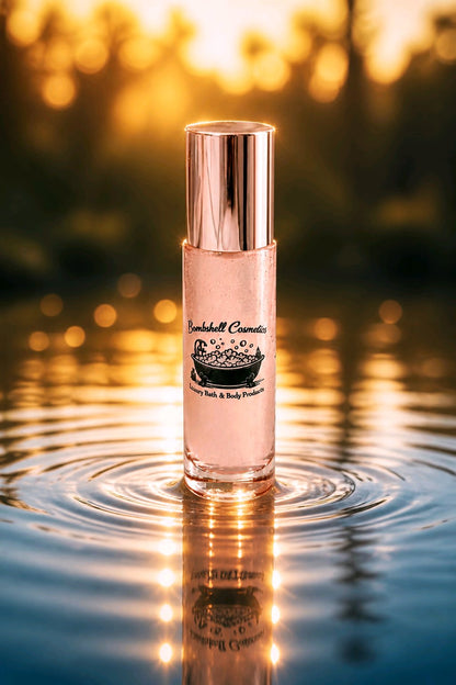 Rose & Cucumber Cooling Eye Serum | Hydrating Roller Ball Eye Serum Bombshell Cosmetics