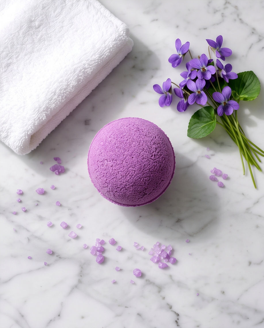 Parma Violet - Bath Bomb Bombshell Cosmetics