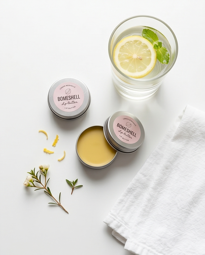 Lemon Meringue Lip Butter Bombshell Cosmetics