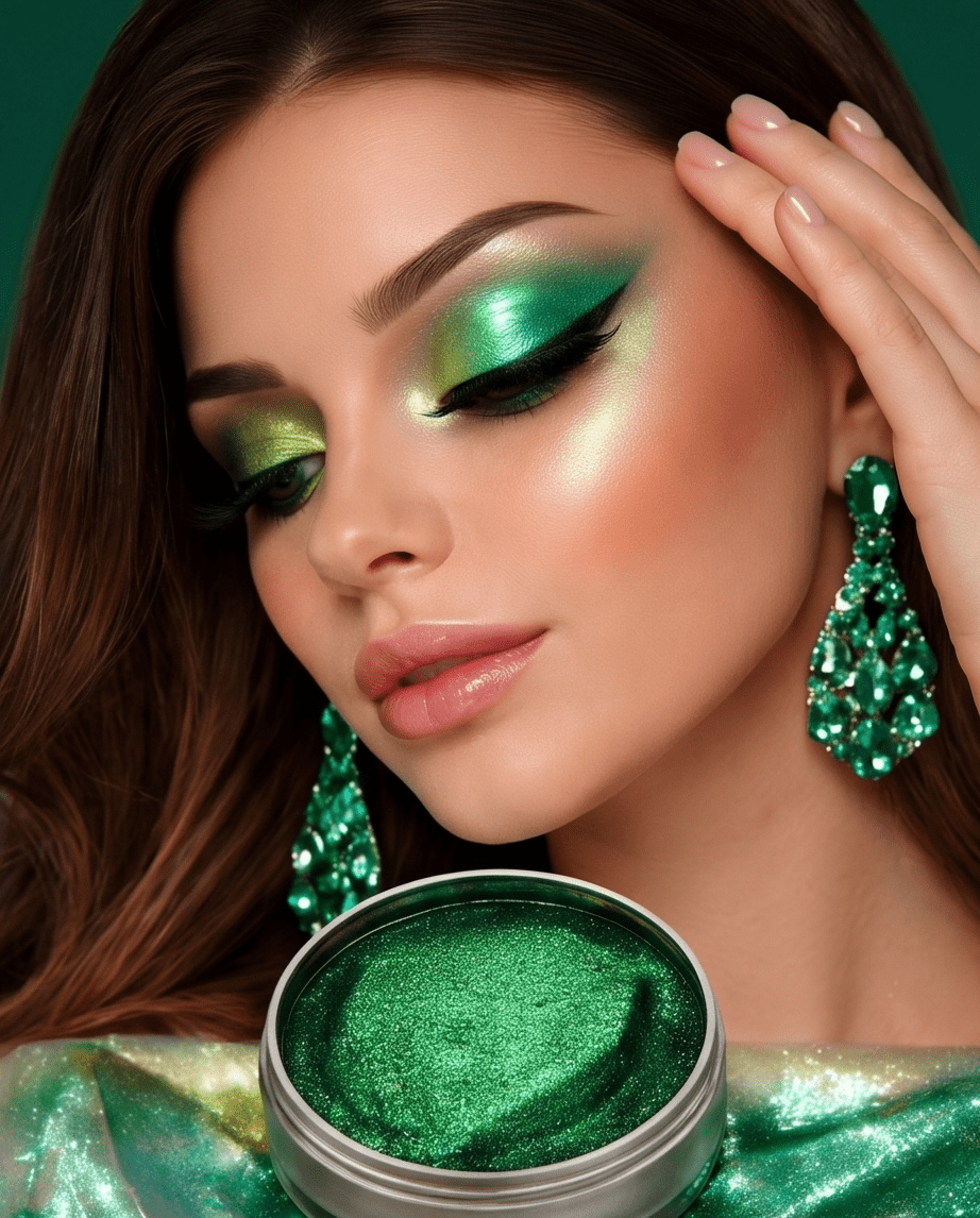 Green Mermaid Siren Shadow Bombshell Cosmetics