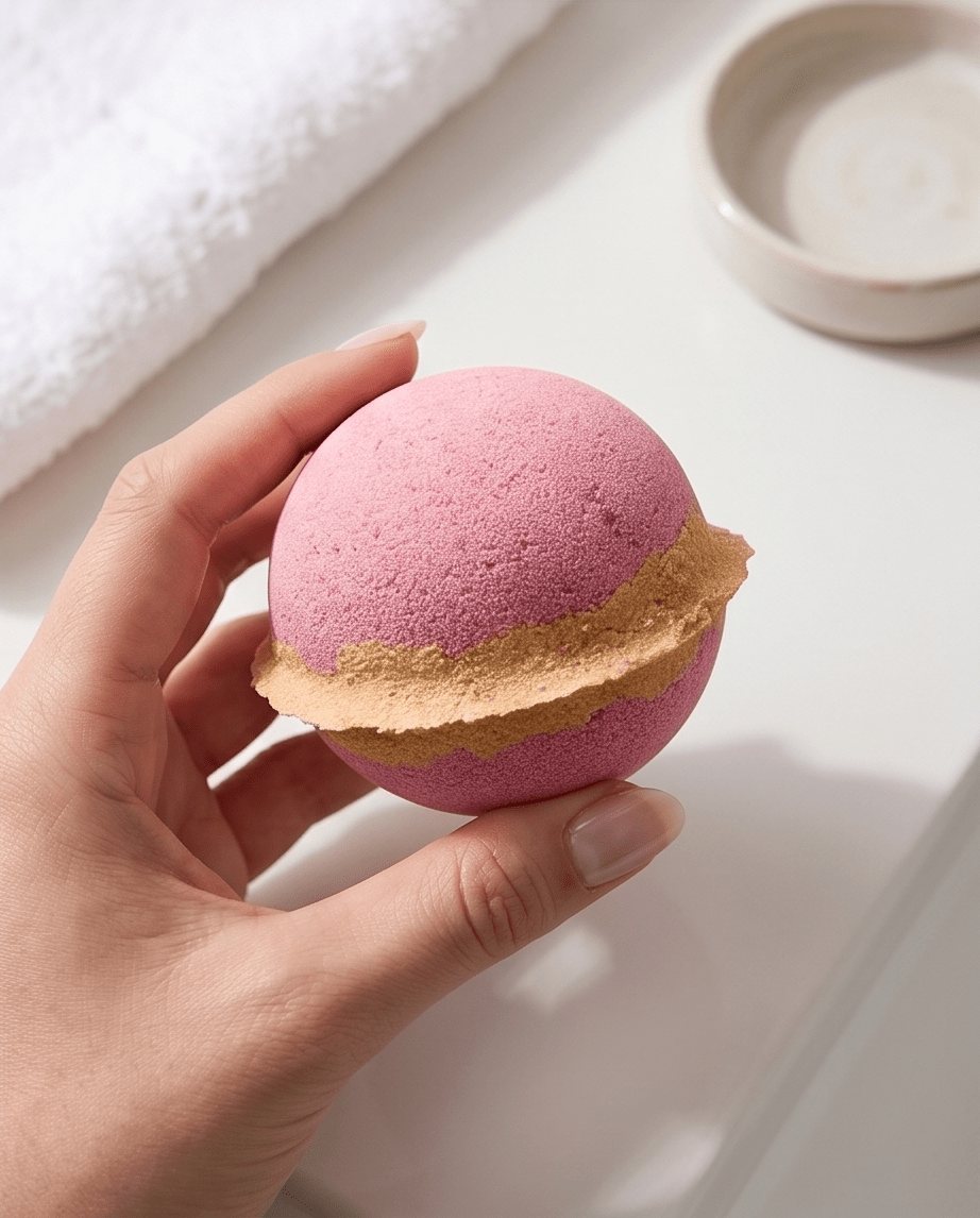 Strawberry Ice Cream - Bath Bomb - Bombshell Cosmetics