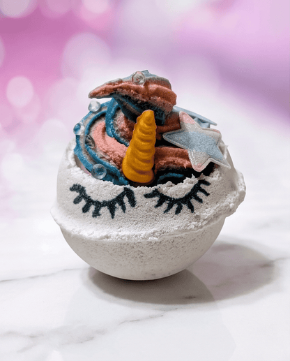 Unicorn Dreams - De Luxe Frosted Unicorn Bath Bomb - Bombshell Cosmetics