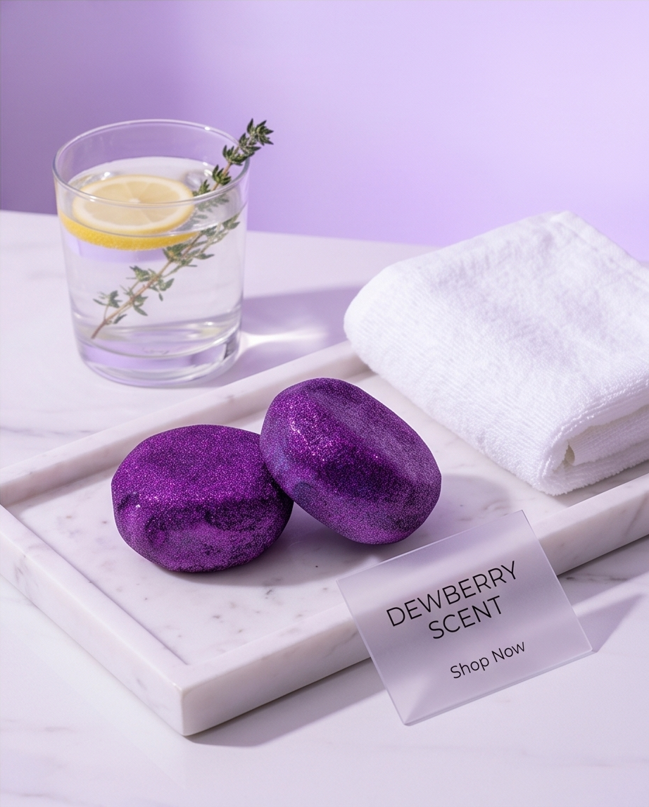 Nostalgic Dewberry Bubble Bar Bombshell Cosmetics