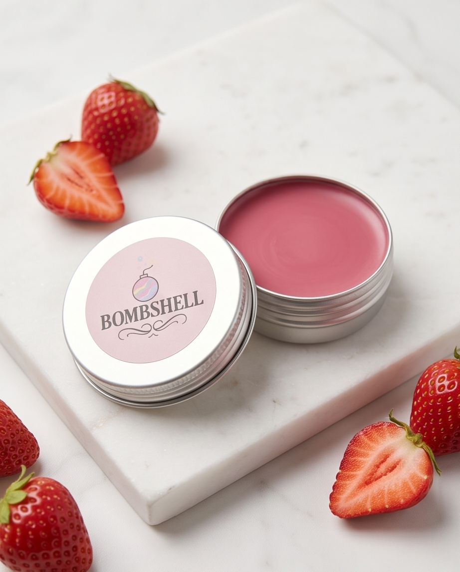 Strawberry Shortcake Lip Butter 🍓 Bombshell Cosmetics