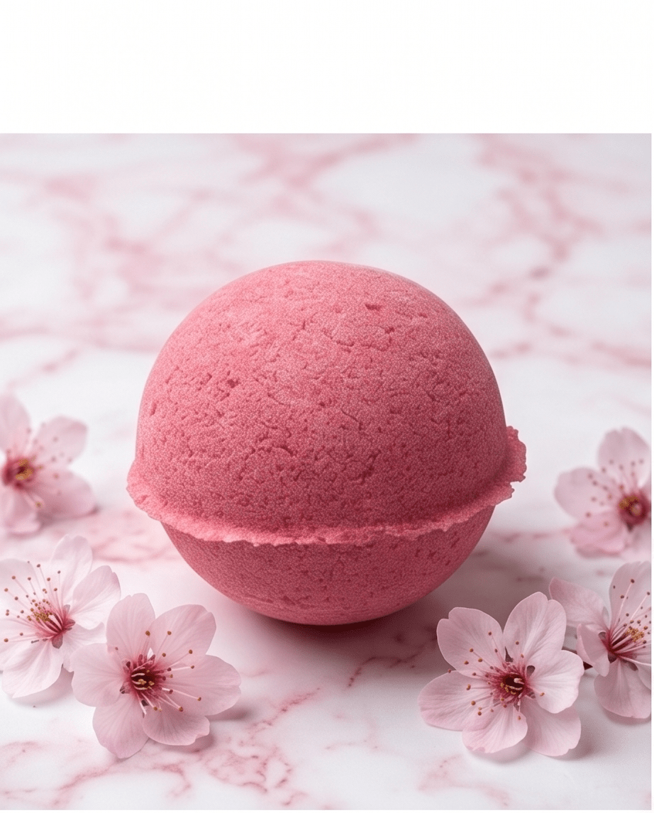 Cherry Bomb Bath Bomb Bombshell Cosmetics