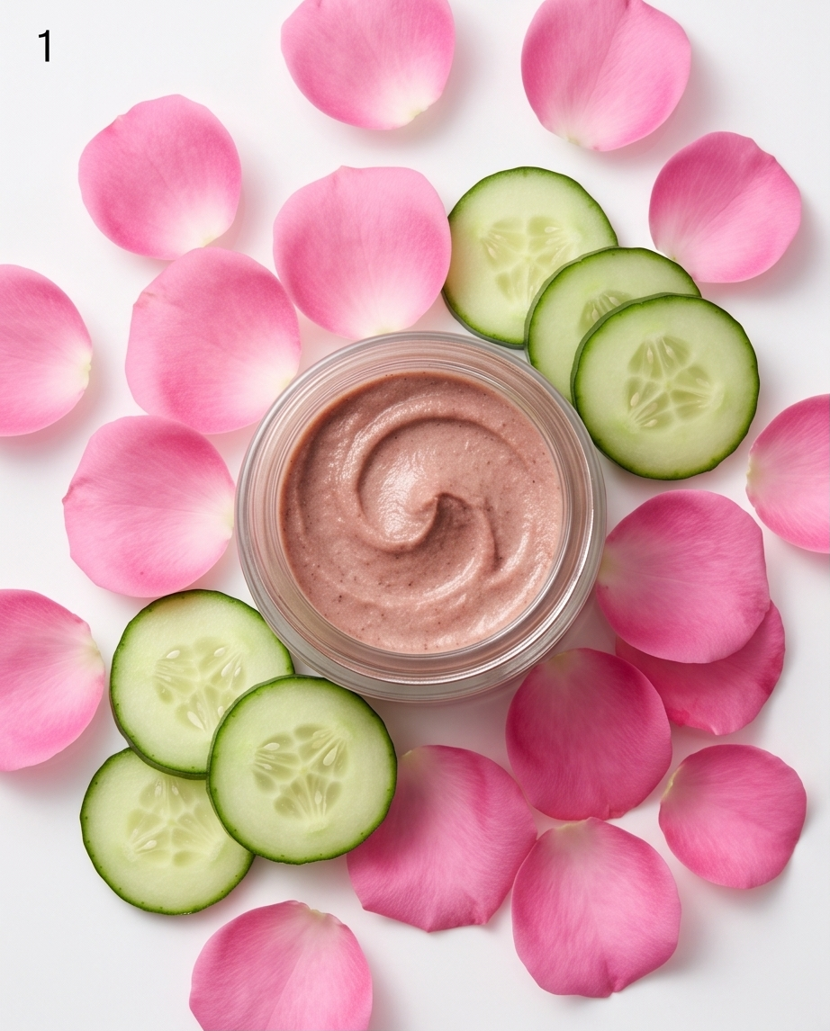 Rose & Cucumber Gentle Cream Face Polish | Cream Exfoliator for Soft, Radiant Skin Bombshell Cosmetics