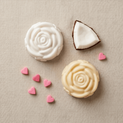 Shampoo Bar & Conditioner Bar Gift Set - Coconut Cream - Bombshell Cosmetics