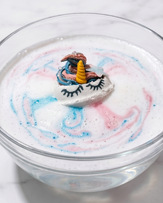 Unicorn Dreams - De Luxe Frosted Unicorn Bath Bomb Bombshell Cosmetics