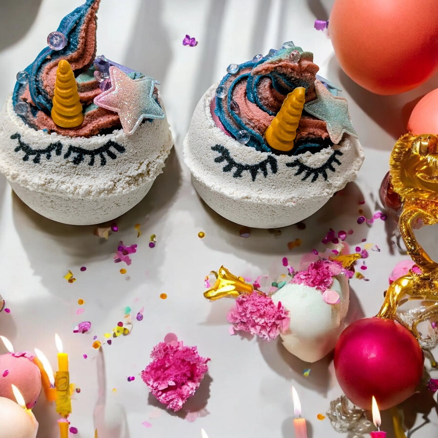 Unicorn Dreams - De Luxe Frosted Bath Bomb - Bombshell Cosmetics